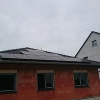 Photovoltaikanlage am Rohbau plubek solartechnologie gmbh