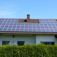 Solaranlage in Betrieb von der plubek solartechnologie gmbh